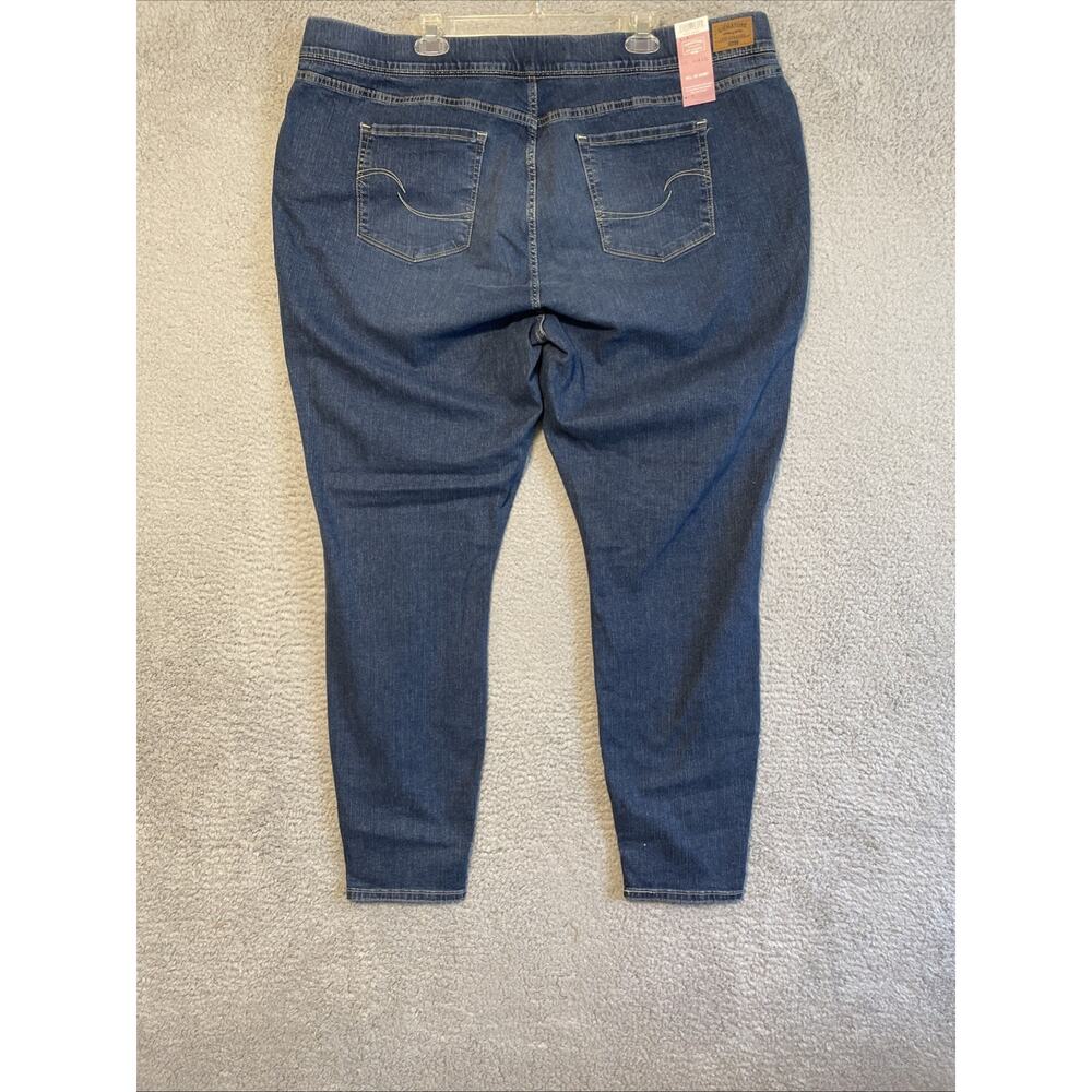 Signature by Levi Strauss Gold Women's Jeans Pull On Skinny Blue Size 26W L32 - Picture 12 of 15